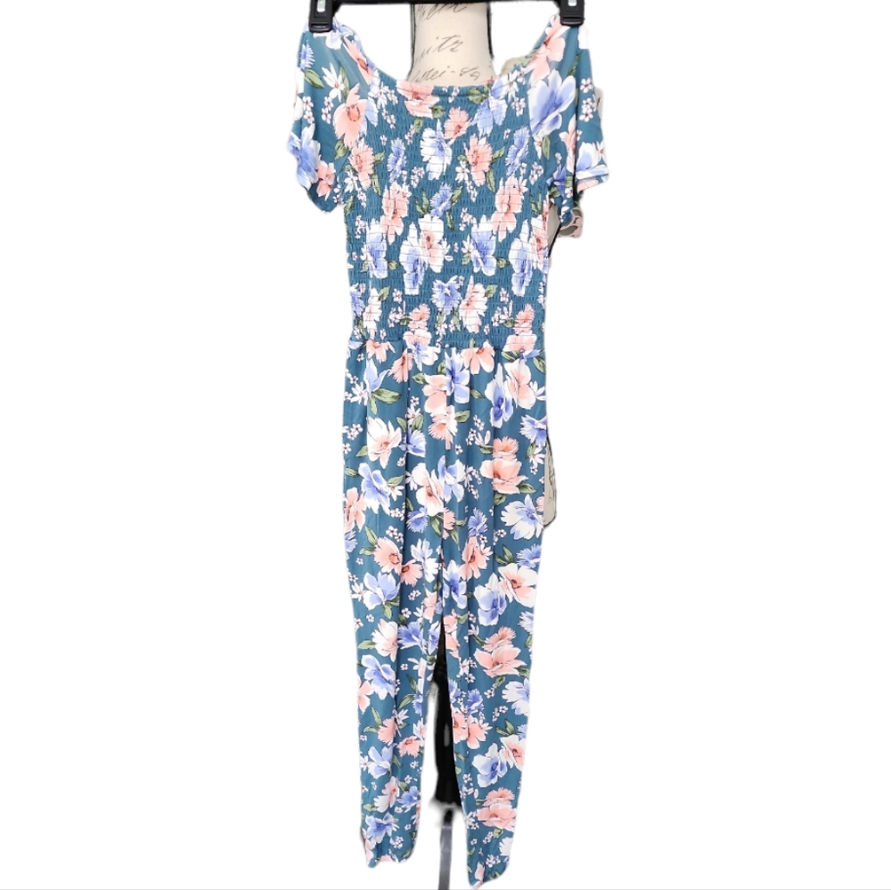Girls Bailey Lane Floral Print Jumpsuit